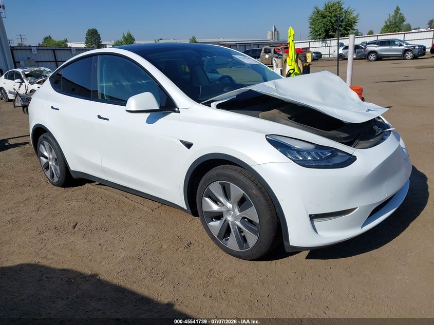 2023 Tesla Model y VIN 7SAYGDEE7PF592733 IAAI salvage auction — FRONT END, Bill Of Sale (Washington), sold $3,950 on 2026-07-28 (photo 1)
