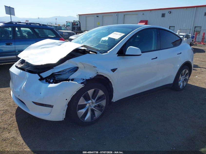 2023 Tesla Model y VIN 7SAYGDEE7PF592733 IAAI salvage auction — FRONT END, Bill Of Sale (Washington), sold $3,950 on 2026-07-28 (photo 2)