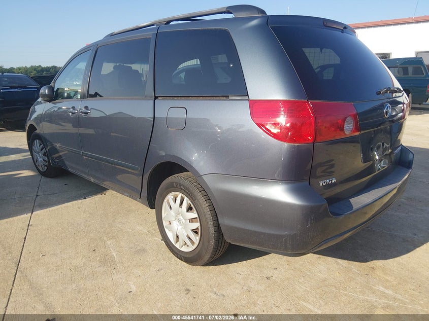 2008 Toyota Sienna VIN 5TDZK23CX8S161130 IAAI salvage auction — NORMAL WEAR, Clear (Missouri), sold $325 on 2026-07-28 (photo 3)