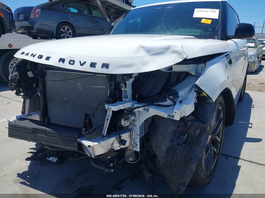 2024 Land rover Range rover sport VIN SAL1P9EU3RA421341 IAAI salvage auction — FRONT END, Salvage Title, sold $30,875 on 2026-08-19 (photo 6)