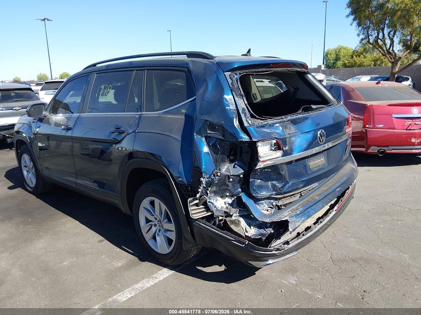 2021 Volkswagen Atlas VIN 1V2GP2CA9MC609441 IAAI salvage auction — LEFT REAR, Wait Title, sold $6,400 on 2026-08-14 (photo 6)