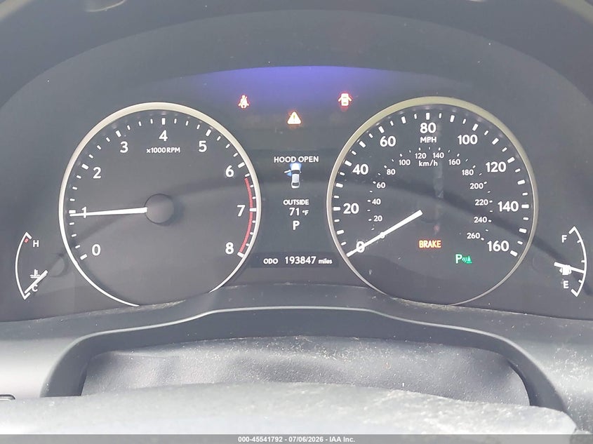 2013 Lexus ES VIN JTHBK1GG3D2079846 IAAI salvage auction — NORMAL WEAR, Clear (Michigan), sold $875 on 2026-07-16 (photo 7)