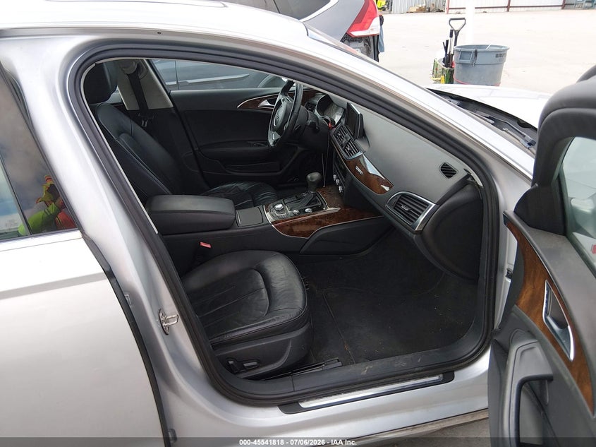 2012 Audi A6 VIN WAUBGAFC6CN006496 IAAI salvage auction — NORMAL WEAR, Original (Texas), sold $550 on 2026-07-21 (photo 5)