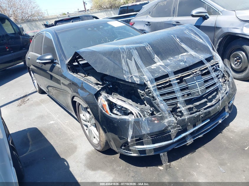 2019 Mercedes-benz S-klasse VIN WDDUG6GB0KA481992 IAAI salvage auction — FRONT END, Wait Title, sold $6,400 on 2026-08-12 (photo 1)