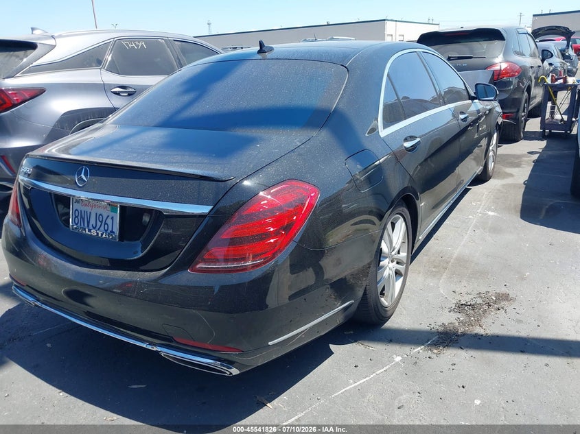 2019 Mercedes-benz S-klasse VIN WDDUG6GB0KA481992 IAAI salvage auction — FRONT END, Wait Title, sold $6,400 on 2026-08-12 (photo 4)