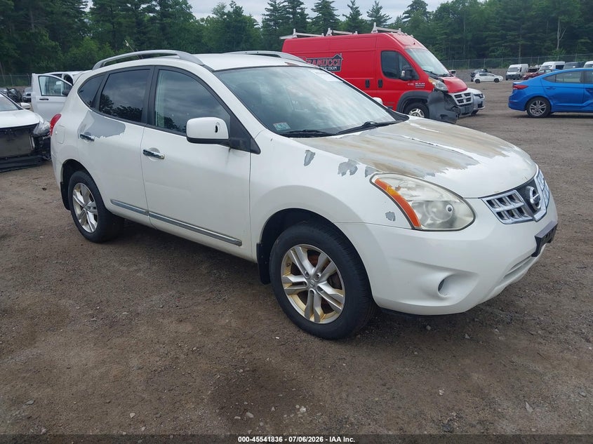 2013 Nissan Rogue VIN JN8AS5MV2DW657505 IAAI salvage auction — NORMAL WEAR, Clear (Massachusetts), sold $425 on 2026-07-31 (photo 1)