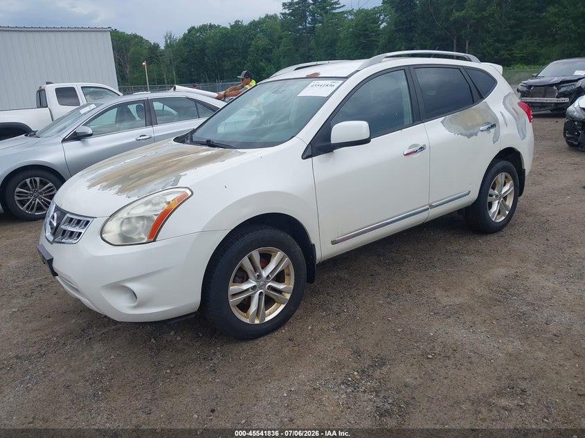 2013 Nissan Rogue VIN JN8AS5MV2DW657505 IAAI salvage auction — NORMAL WEAR, Clear (Massachusetts), sold $425 on 2026-07-31 (photo 2)