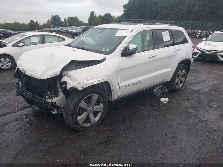 2016 Jeep Grand cherokee VIN 1C4RJFBG9GC496782 IAAI salvage auction — FRONT & REAR, Salvage (Pennsylvania), sold $1,150 on 2026-07-11 (photo 2)