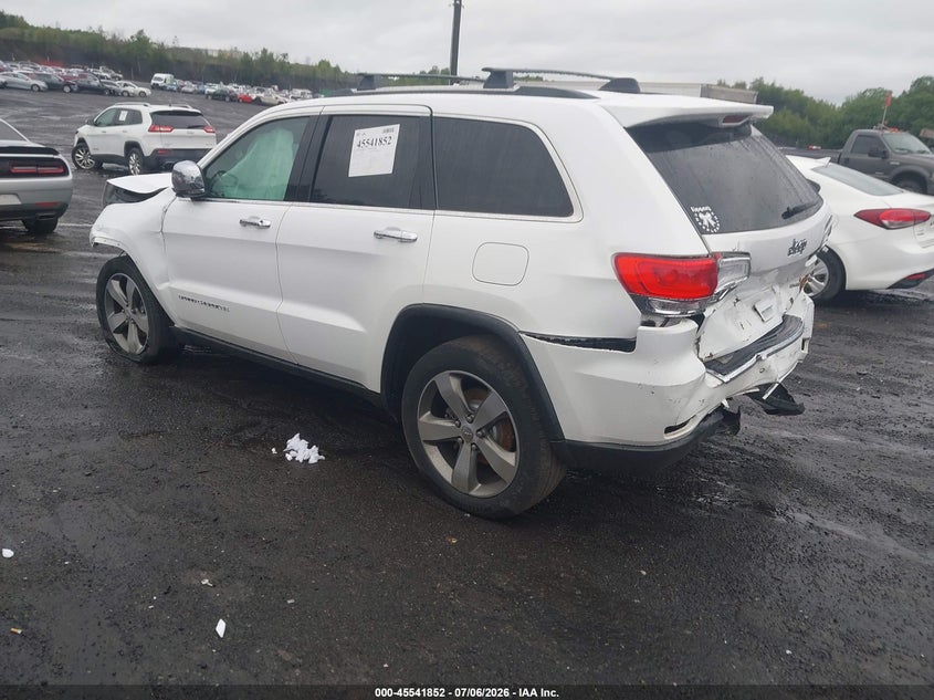 2016 Jeep Grand cherokee VIN 1C4RJFBG9GC496782 IAAI salvage auction — FRONT & REAR, Salvage (Pennsylvania), sold $1,150 on 2026-07-11 (photo 3)