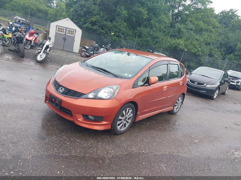 2012 Honda Fit VIN JHMGE8H68CC033384 IAAI salvage auction — REAR END, Salvage (Pennsylvania), sold $2,100 on 2026-07-17 (photo 2)