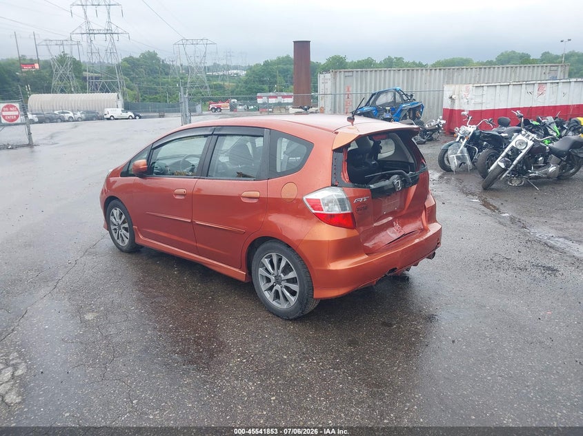 2012 Honda Fit VIN JHMGE8H68CC033384 IAAI salvage auction — REAR END, Salvage (Pennsylvania), sold $2,100 on 2026-07-17 (photo 3)