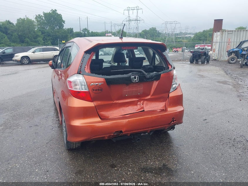 2012 Honda Fit VIN JHMGE8H68CC033384 IAAI salvage auction — REAR END, Salvage (Pennsylvania), sold $2,100 on 2026-07-17 (photo 6)