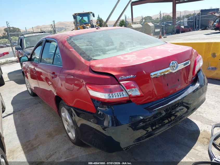 2011 Toyota Camry VIN 4T1BK3EK3BU620427 IAAI salvage auction — NORMAL WEAR, App For Dup Salv Title - Dealer (California), sold $875 on 2026-07-09 (photo 3)