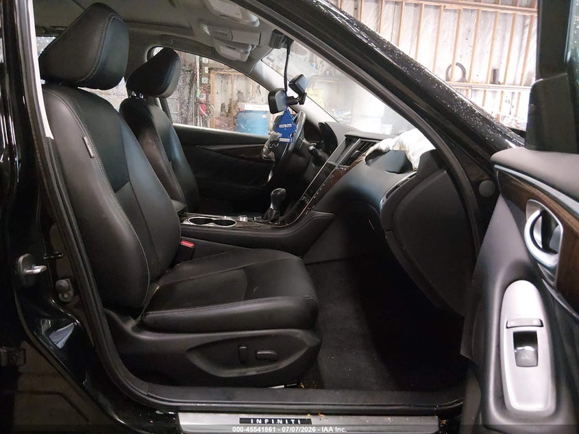 2015 Infiniti Q50 VIN JN1BV7AR6FM398822 IAAI salvage auction — FRONT END, Clear (Massachusetts), sold $500 on 2026-07-15 (photo 3)