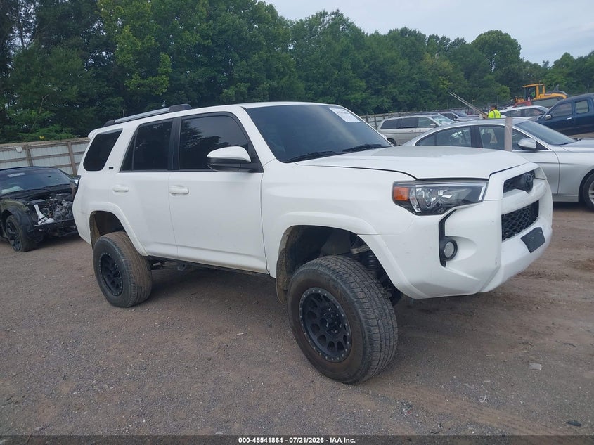 2019 Toyota 4runner VIN JTEBU5JR6K5678762 — IAAI salvage auction photo