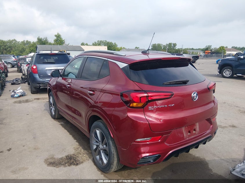 2023 Buick Encore gx VIN KL4MMESL9PB141247 IAAI salvage auction — HAIL, Salvage Title, sold $7,200 on 2026-08-19 (photo 3)