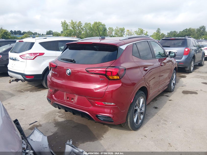 2023 Buick Encore gx VIN KL4MMESL9PB141247 IAAI salvage auction — HAIL, Salvage Title, sold $7,200 on 2026-08-19 (photo 4)