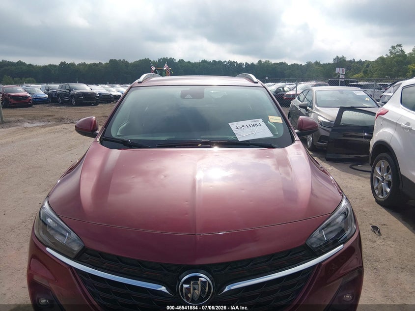 2023 Buick Encore gx VIN KL4MMESL9PB141247 IAAI salvage auction — HAIL, Salvage Title, sold $7,200 on 2026-08-19 (photo 6)
