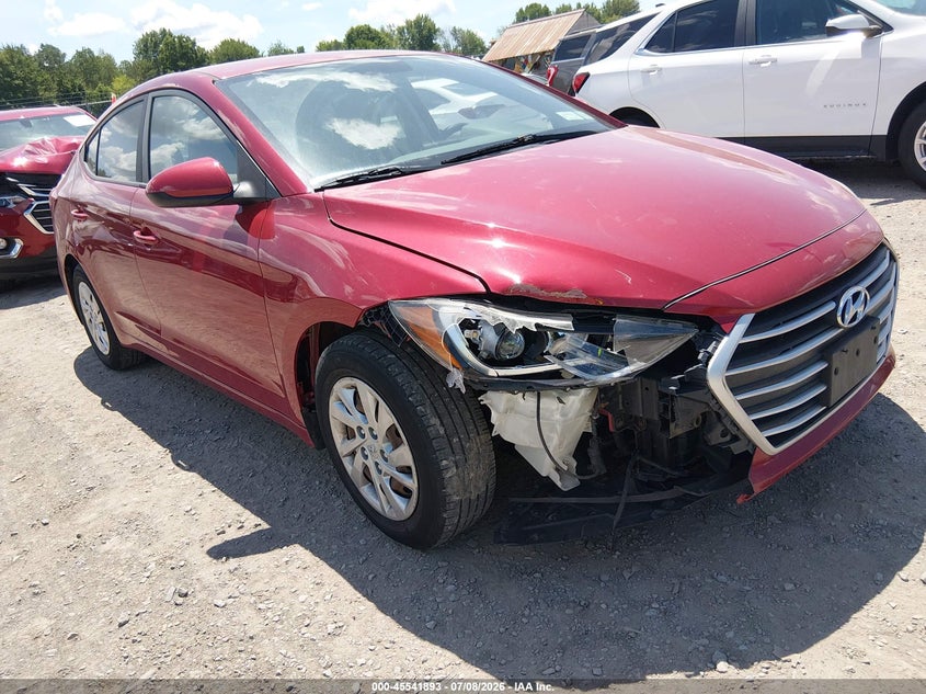 2017 Hyundai Elantra VIN KMHD74LF3HU172494 IAAI salvage auction — FRONT END, Mv-907A (New York), sold $1,250 on 2026-08-01 (photo 1)