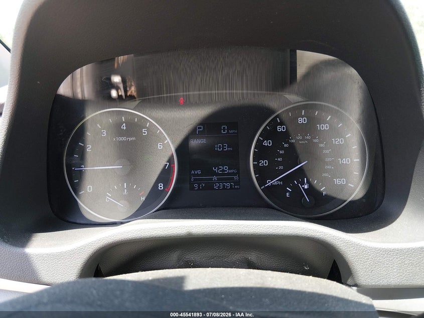 2017 Hyundai Elantra VIN KMHD74LF3HU172494 IAAI salvage auction — FRONT END, Mv-907A (New York), sold $1,250 on 2026-08-01 (photo 7)