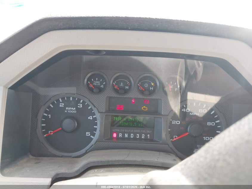 2008 Ford F-550 super duty VIN 1FTSW21R18EB46079 IAAI salvage auction — NORMAL WEAR, Clear - Dealer Only (California), sold $900 on 2026-07-08 (photo 7)