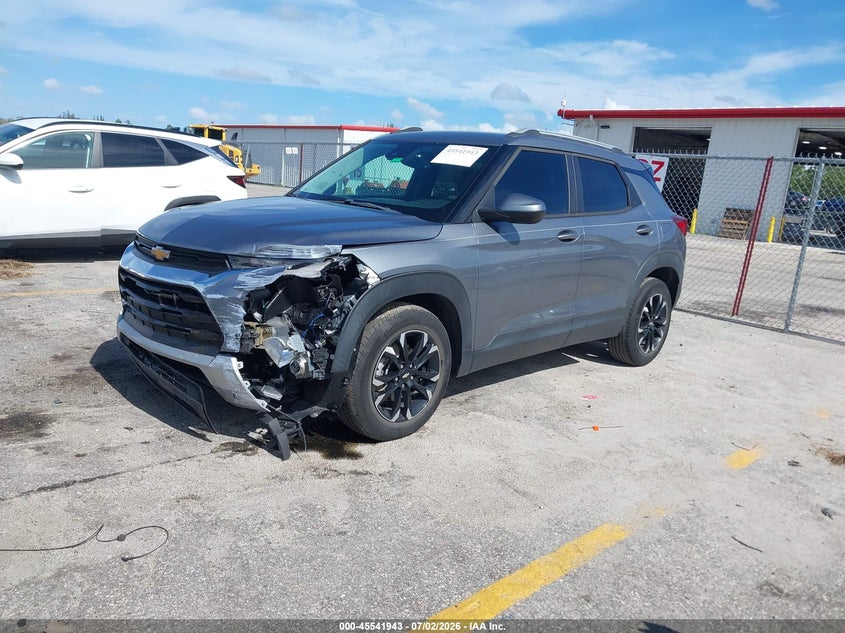2021 Chevrolet Trailblazer VIN KL79MPSL8MB023044 IAAI salvage auction — FRONT END, Certificate Of Destruction (Florida), sold $1,800 on 2026-07-29 (photo 2)