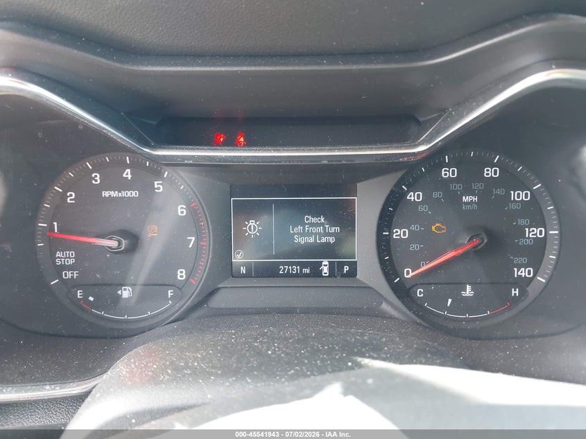 2021 Chevrolet Trailblazer VIN KL79MPSL8MB023044 IAAI salvage auction — FRONT END, Certificate Of Destruction (Florida), sold $1,800 on 2026-07-29 (photo 7)