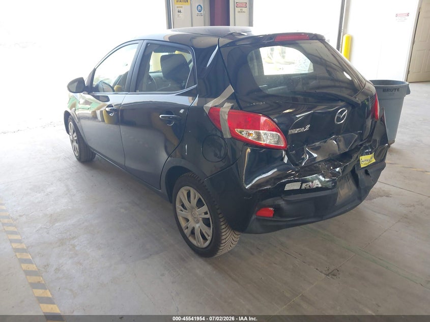 2014 Mazda 2 VIN JM1DE1KZXE0177733 IAAI salvage auction — REAR END, Clear (Virginia), sold $575 on 2026-07-24 (photo 3)