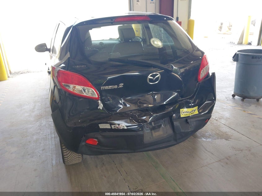 2014 Mazda 2 VIN JM1DE1KZXE0177733 IAAI salvage auction — REAR END, Clear (Virginia), sold $575 on 2026-07-24 (photo 6)