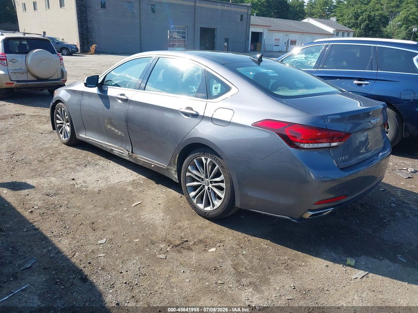 2015 Hyundai Genesis VIN KMHGN4JE5FU051167 IAAI salvage auction — SIDE, Clear (Massachusetts), sold $3,200 on 2026-07-15 (photo 3)