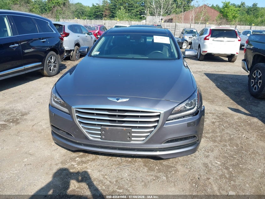 2015 Hyundai Genesis VIN KMHGN4JE5FU051167 IAAI salvage auction — SIDE, Clear (Massachusetts), sold $3,200 on 2026-07-15 (photo 6)