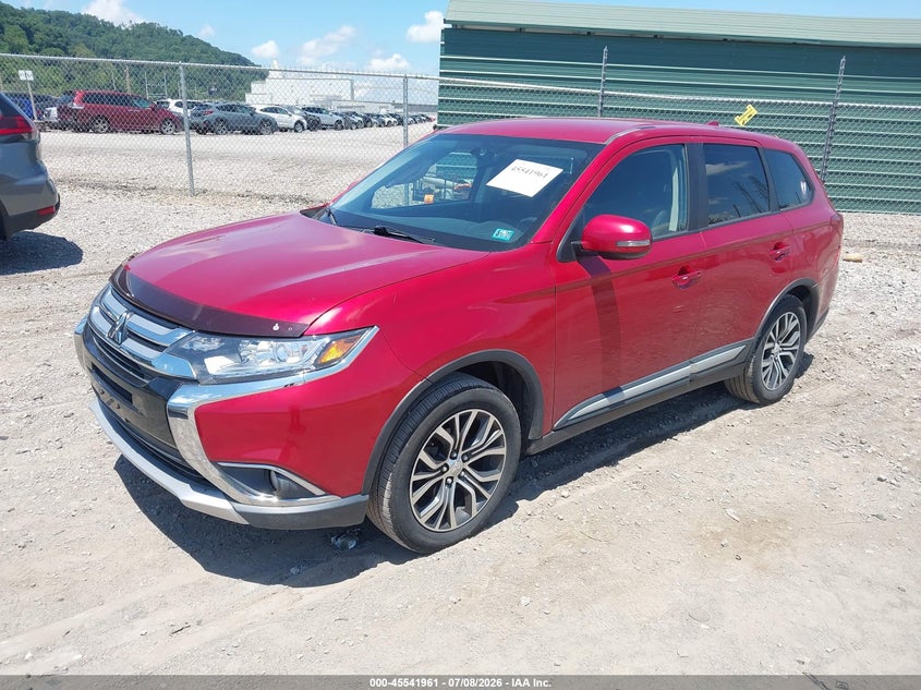 2018 Mitsubishi Outlander VIN JA4AZ3A35JZ041882 IAAI salvage auction — REAR END, Salvage (Pennsylvania), sold $2,950 on 2026-07-21 (photo 2)