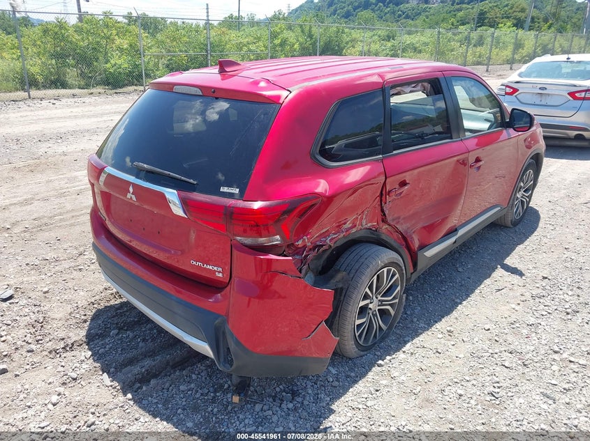 2018 Mitsubishi Outlander VIN JA4AZ3A35JZ041882 IAAI salvage auction — REAR END, Salvage (Pennsylvania), sold $2,950 on 2026-07-21 (photo 4)