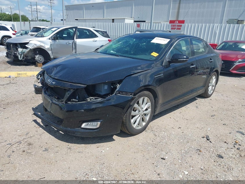 2014 Kia Optima VIN 5XXGN4A72EG318999 IAAI salvage auction — FRONT END, Salvage (Texas), sold $700 on 2026-08-02 (photo 2)