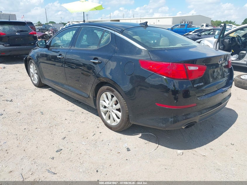 2014 Kia Optima VIN 5XXGN4A72EG318999 IAAI salvage auction — FRONT END, Salvage (Texas), sold $700 on 2026-08-02 (photo 3)