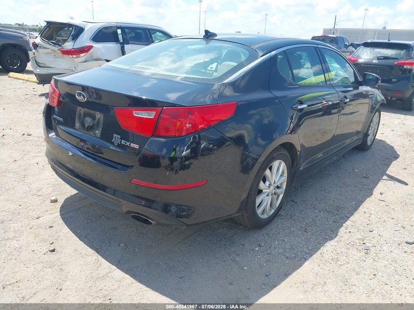 2014 Kia Optima VIN 5XXGN4A72EG318999 IAAI salvage auction — FRONT END, Salvage (Texas), sold $700 on 2026-08-02 (photo 4)