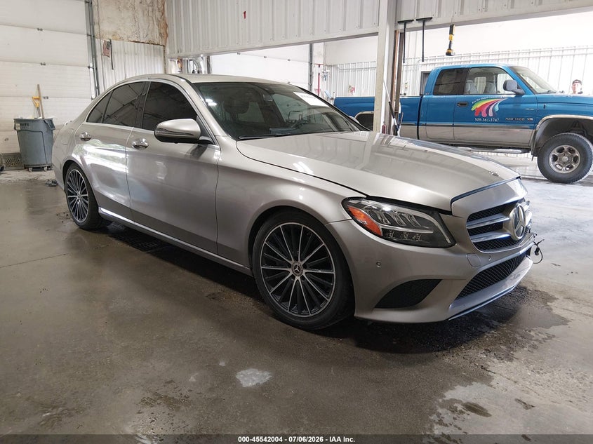 2019 Mercedes-benz C-klasse VIN WDDWF8EB0KR517627 IAAI salvage auction — FRONT END, Bill Of Sale (Alaska), sold $1,950 on 2026-07-24 (photo 1)
