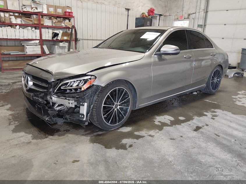 2019 Mercedes-benz C-klasse VIN WDDWF8EB0KR517627 IAAI salvage auction — FRONT END, Bill Of Sale (Alaska), sold $1,950 on 2026-07-24 (photo 2)