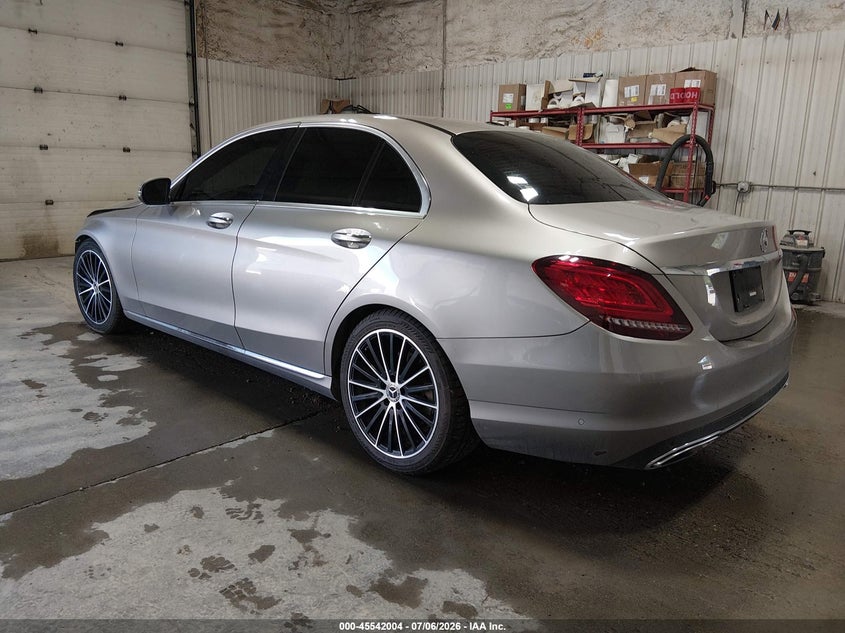 2019 Mercedes-benz C-klasse VIN WDDWF8EB0KR517627 IAAI salvage auction — FRONT END, Bill Of Sale (Alaska), sold $1,950 on 2026-07-24 (photo 3)