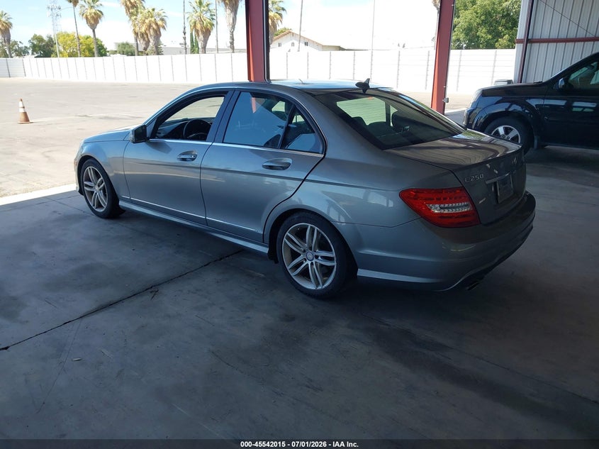 2013 Mercedes-benz VIN WDDGF4HB2DA851877 IAAI salvage auction — NORMAL WEAR, Clear - Dealer Only (California), sold $425 on 2026-07-21 (photo 3)