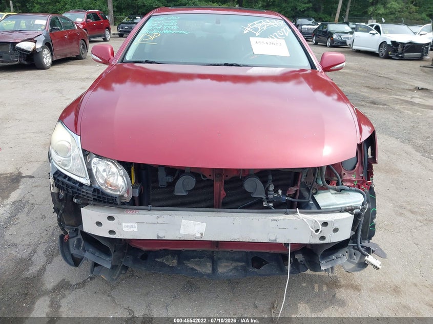 2008 Lexus Gs 350 VIN JTHCE96S880018655 IAAI salvage auction — FRONT END, Salvage - Greater Than 75% (Maryland), sold $450 on 2026-07-29 (photo 6)