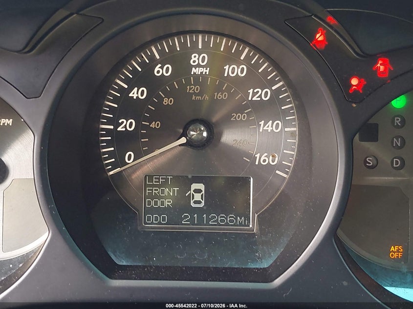 2008 Lexus Gs 350 VIN JTHCE96S880018655 IAAI salvage auction — FRONT END, Salvage - Greater Than 75% (Maryland), sold $450 on 2026-07-29 (photo 7)