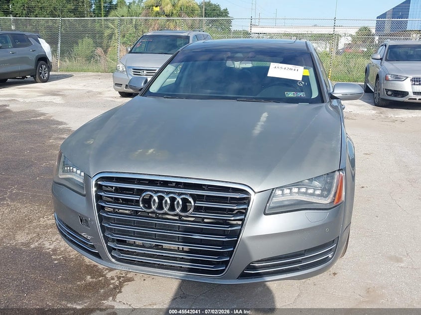 2011 Audi A8 VIN WAURVAFD7BN005840 IAAI salvage auction — MECHANICAL, Clear (Florida), sold $225 on 2026-07-29 (photo 6)