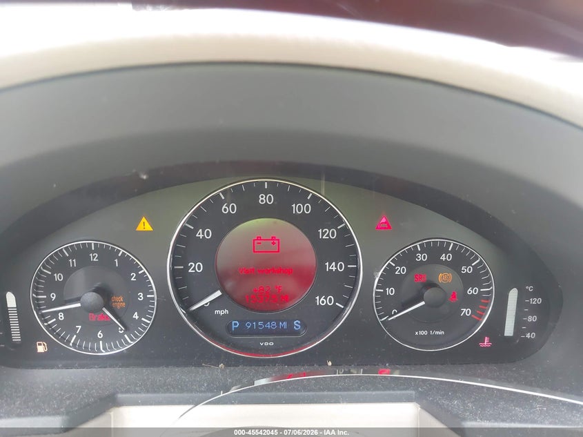 2006 Mercedes-benz E-klasse VIN WDBUF87J96X198492 IAAI salvage auction — FRONT END, Salvage (Ohio), sold $1,000 on 2026-07-28 (photo 7)