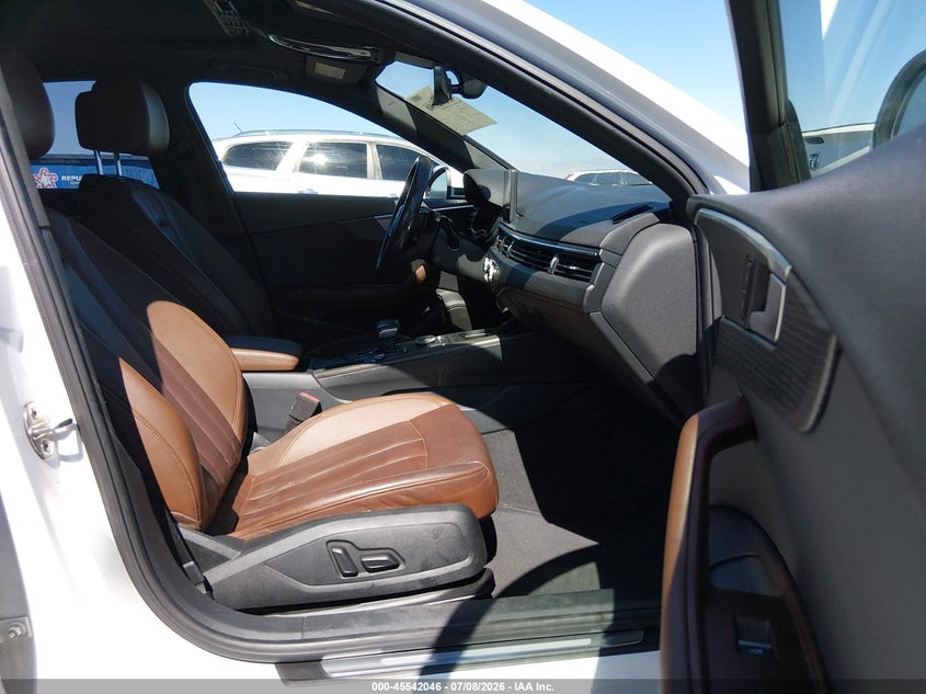 2019 Audi A4 VIN WAUGMAF40KN006967 IAAI salvage auction — FRONT END, Wait Title, sold $4,000 on 2026-09-18 (photo 5)