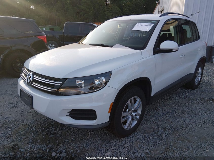 2015 Volkswagen Tiguan VIN WVGAV7AX8FW555676 IAAI salvage auction — LEFT FRONT, Clear (Georgia), sold $1,050 on 2026-07-29 (photo 2)