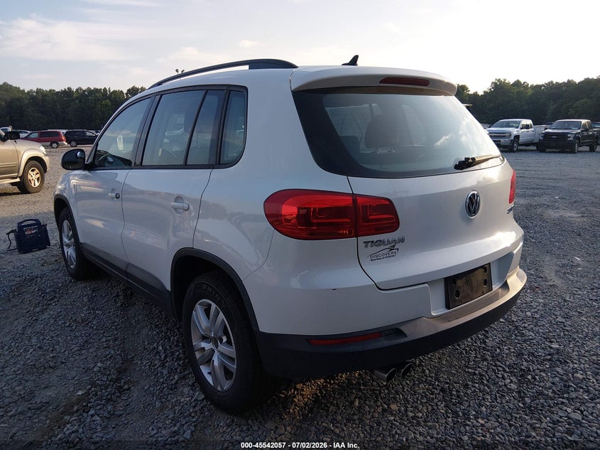 2015 Volkswagen Tiguan VIN WVGAV7AX8FW555676 IAAI salvage auction — LEFT FRONT, Clear (Georgia), sold $1,050 on 2026-07-29 (photo 3)