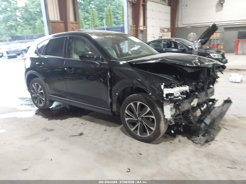 2023 Mazda Cx-5 VIN JM3KFBDM0P0122035 IAAI salvage auction — FRONT END, Mv-907A (New York), sold $5,100 on 2026-07-29 (photo 1)