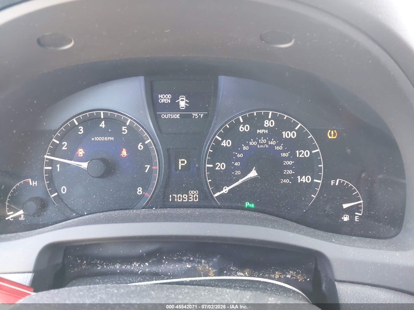 2012 Lexus Rx VIN JTJBK1BA4C2449847 IAAI salvage auction — REAR END, Salvage Title, sold $4,300 on 2026-07-19 (photo 7)