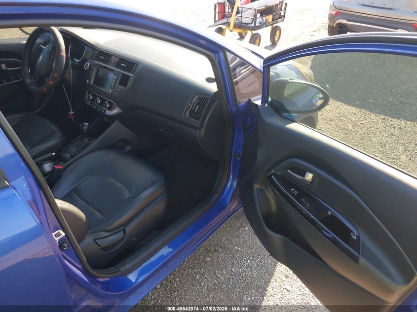 2012 Kia Rio VIN KNADN5A36C6030398 IAAI salvage auction — UNKNOWN, Clear (Florida), sold $300 on 2026-07-21 (photo 5)